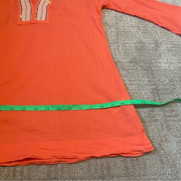 {Athleta} Mariana Tunic / Swim Cover Up - Coral Sunset ~ Size Small - Picture 12 of 16